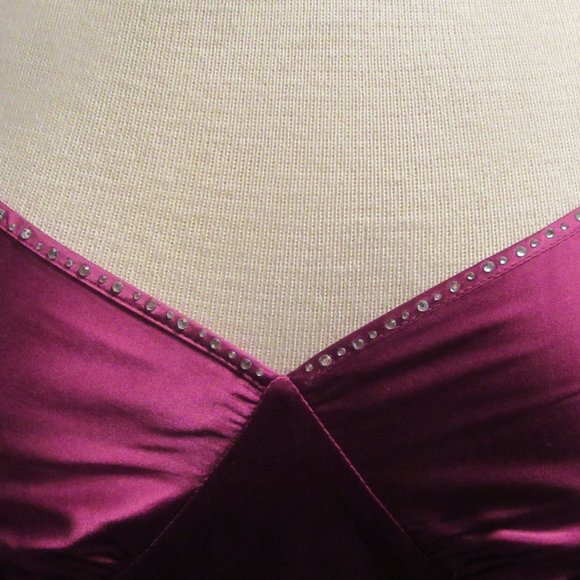 NWT Express 90s Y2K Camisole (S) Arm Warmer Shrug (sz M) set in PInk/Burgundy - Picture 3 of 16